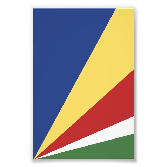 Seychelles flag photo print (Front)