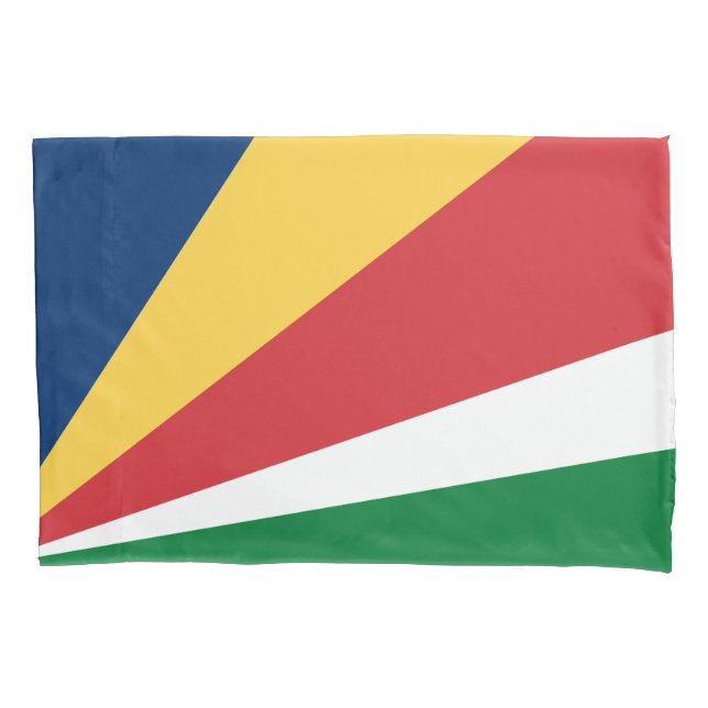 Seychelles Flag Pillowcase (Front)