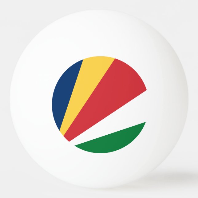 Seychelles Flag Ping Pong Ball (Front)
