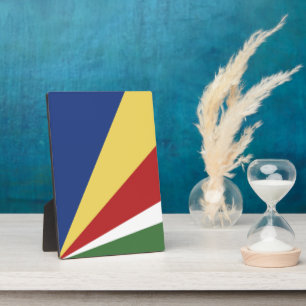 Seychelles flag plaque