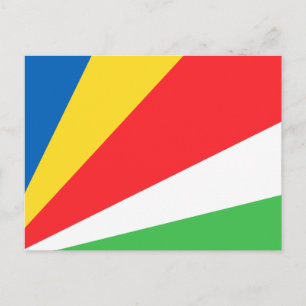Seychelles Flag Postcard