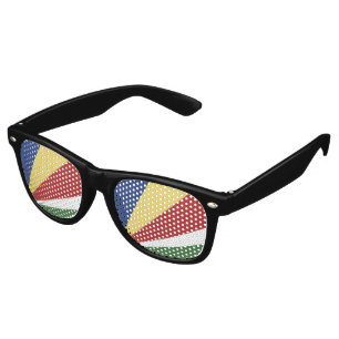 Seychelles flag retro sunglasses