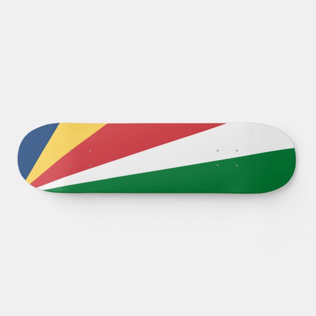 Seychelles Flag Skateboard (Horz)