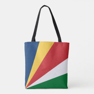 Seychelles Flag Tote Bag
