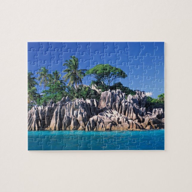 Seychelles. Ilot St. Pierre (near Praslin Jigsaw Puzzle (Horizontal)