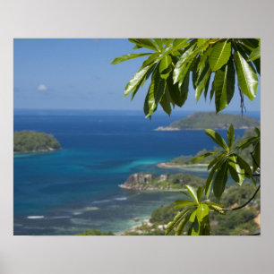 Seychelles, Island of Mahe. Western coast of Poster