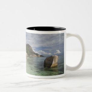 Seychelles, La Digue Island, L'Union Estate 2 Two-Tone Coffee Mug