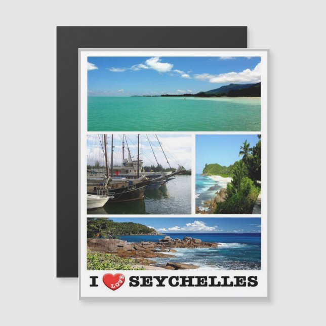 Seychelles - Mahé - I Love - (Front/Back)