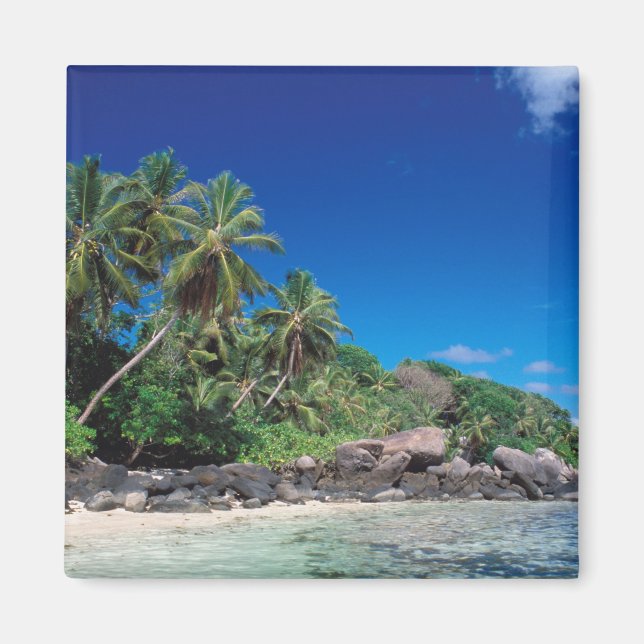 Seychelles, Mahe Island, Anse Royale Beach. 2 Magnet (Front)