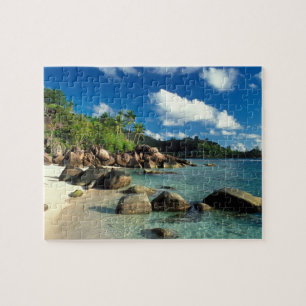 Seychelles, Mahe Island, Anse Royale Beach. 3 Jigsaw Puzzle