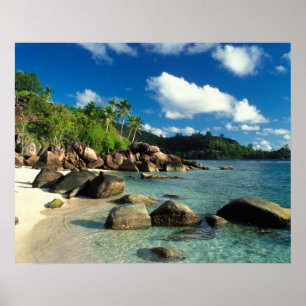 Seychelles, Mahe Island, Anse Royale Beach. 3 Poster