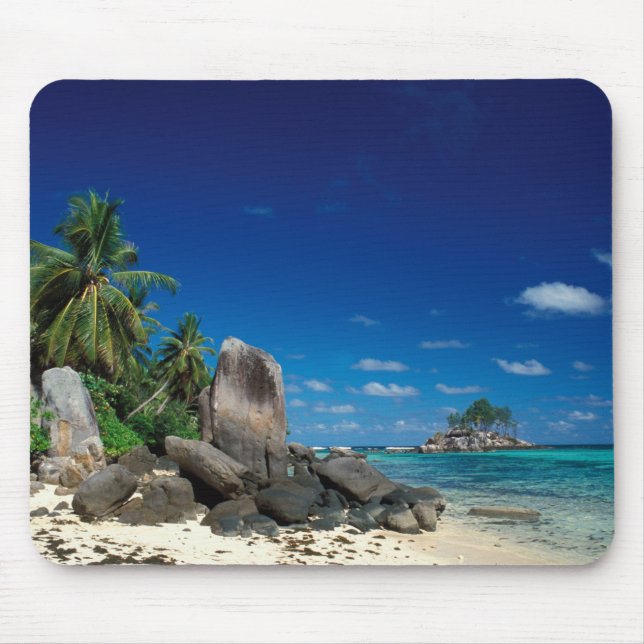 Seychelles, Mahe Island, Anse Royale Beach. Mouse Pad (Front)