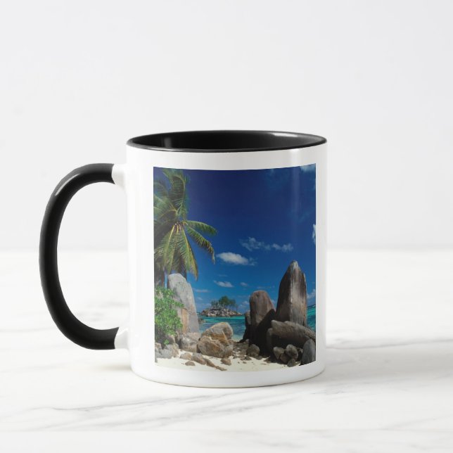 Seychelles, Mahe Island, Anse Royale Beach. Mug (Left)