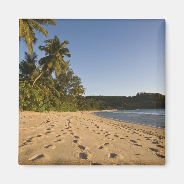 Seychelles, Mahe Island, Anse Takamaka beach, 2 Magnet (Front)