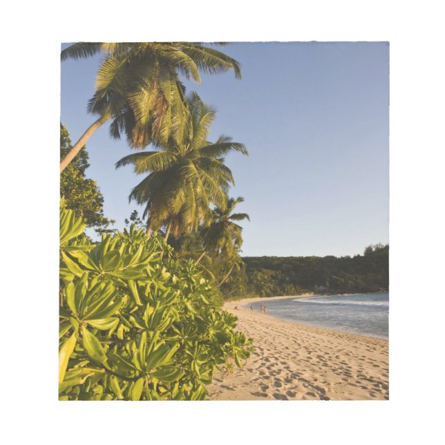 Seychelles, Mahe Island, Anse Takamaka beach, Notepad (Front)