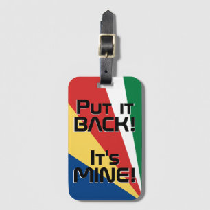 Seychelles National Flag Funny Patriotic Luggage Tag