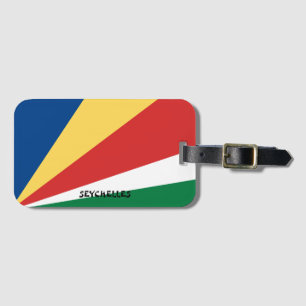 Seychelles National Flag Patriotic Luggage Tag