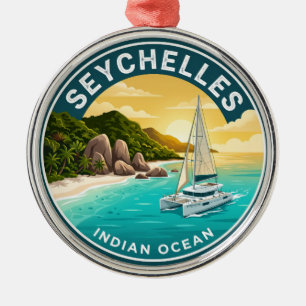 Seychelles Seychelles Metal Ornament
