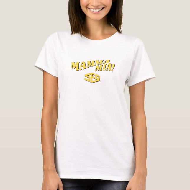 SF9 Mamma Mia ! T-shirt du logo KPop (Devant)