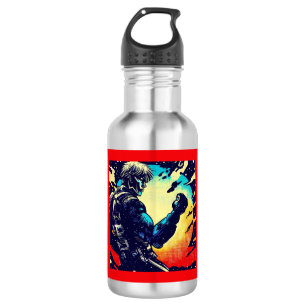 SF - Anime Hero Woodcut 2 532 Ml Water Bottle