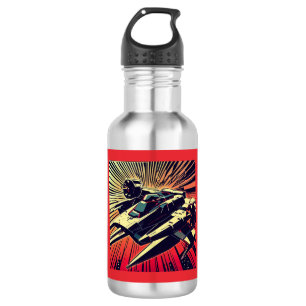 SF - Anime Starfighter Woodcut 1 532 Ml Water Bottle