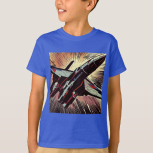 SF - Anime Starfighter Woodcut 2 T-Shirt
