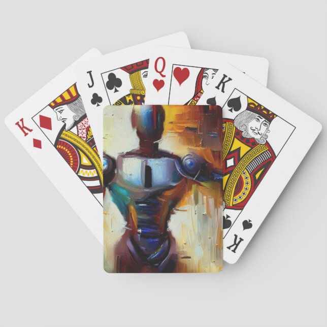 SF - Artificial Intelligence Hero (1) Playing Cards (Back)