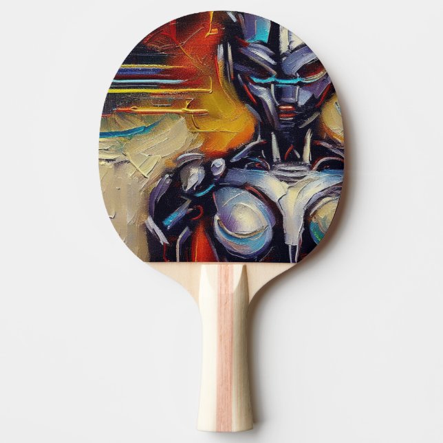 SF - Artificial Intelligence Hero (2) Ping Pong Paddle (Front)