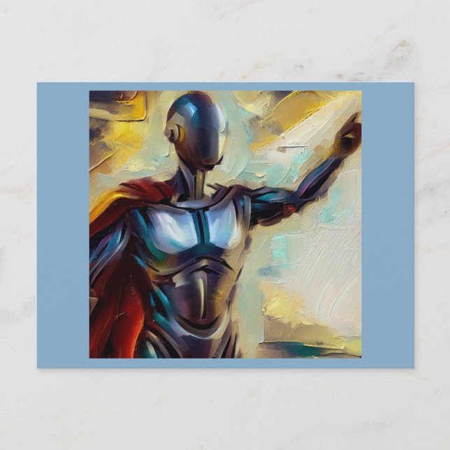 SF - Artificial Intelligence Hero 4 Postcard (Front)