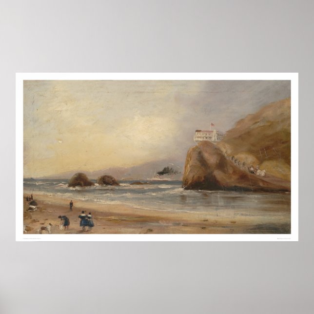 SF beach, Seal Rock, and Cliff House (1166) Poster (Front)
