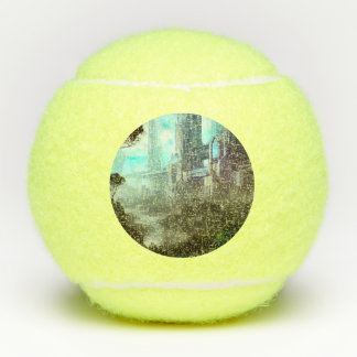 SF City Forest Planet (4) Tennis Balls