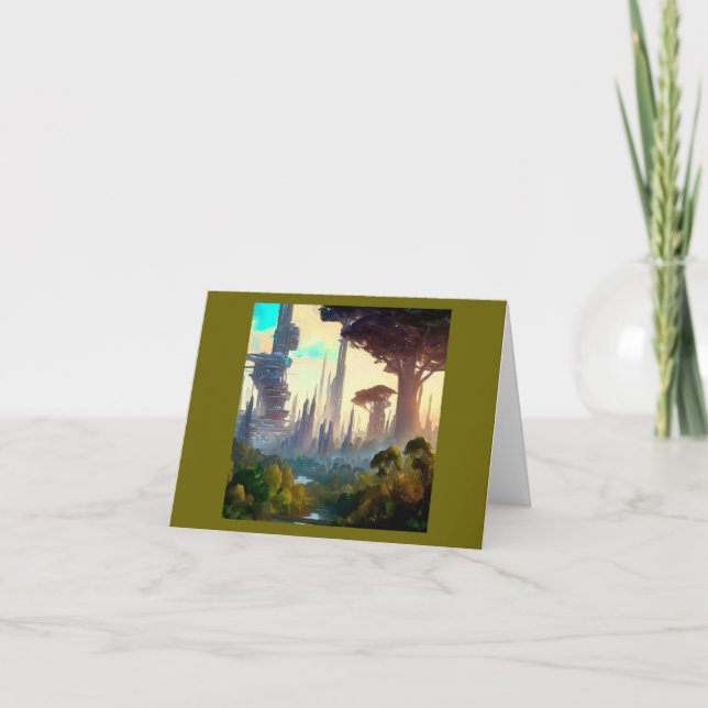 SF - City On Forest Planet 1 Card (Front)