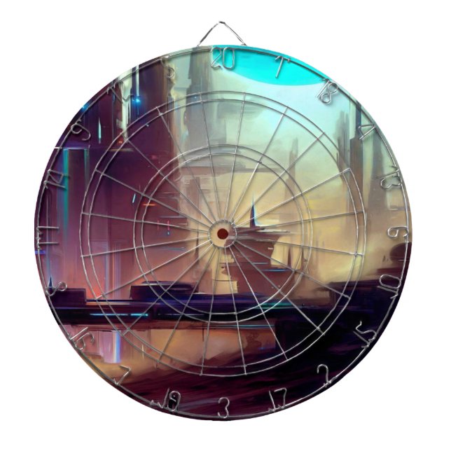 SF City Strange Planet (3) Dartboard (Front)