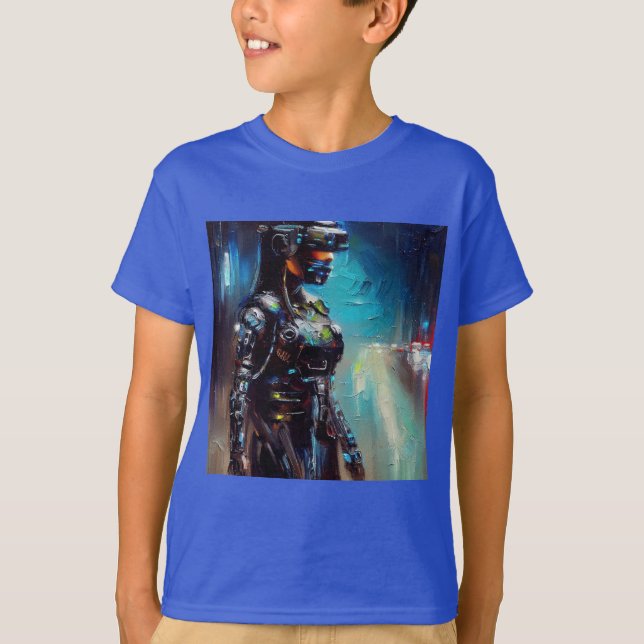 SF - Cyberpunk Hero 2 T-Shirt (Front)