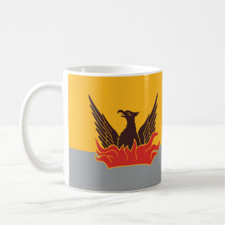 SF Fog & Gold Flag Coffee Mug - Gold Top