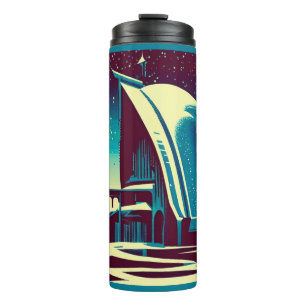 SF Futuristic Church 1 Thermal Tumbler