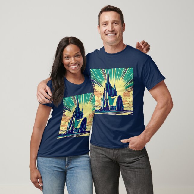 SF Futuristic Church 3 T-Shirt (Unisex)