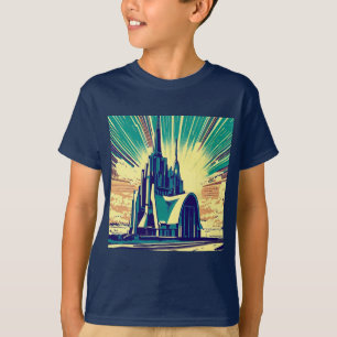 SF Futuristic Church 3 T-Shirt