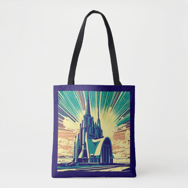 SF Futuristic Church 3 Tote Bag (Front)