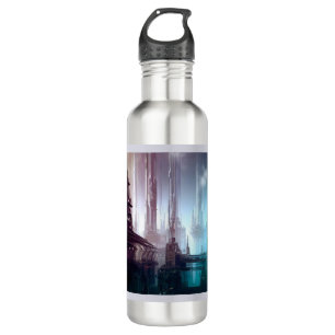 SF Futuristic City 2 710 Ml Water Bottle