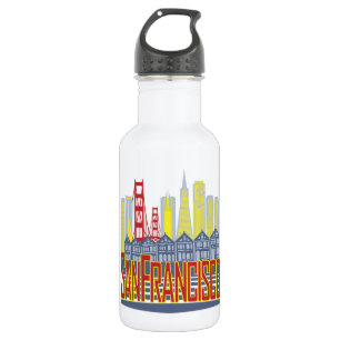 SF Golden Skyline 532 Ml Water Bottle