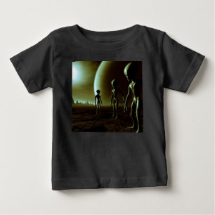 SF Grey Aliens 1 Baby T-Shirt