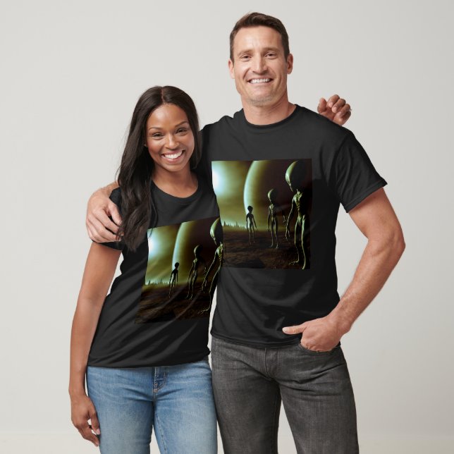 SF Grey Aliens 1 T-Shirt (Unisex)
