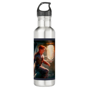 SF Hero Aboard Spaceship 1 710 Ml Water Bottle