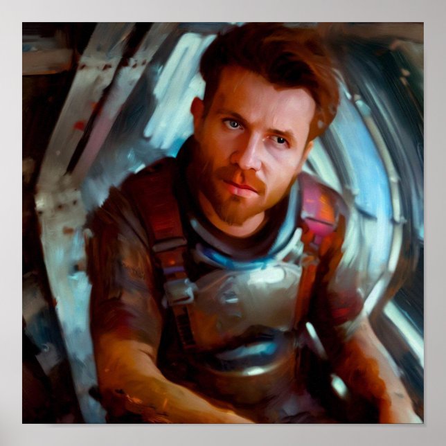 SF Hero Aboard Spaceship 4 Poster (Front)