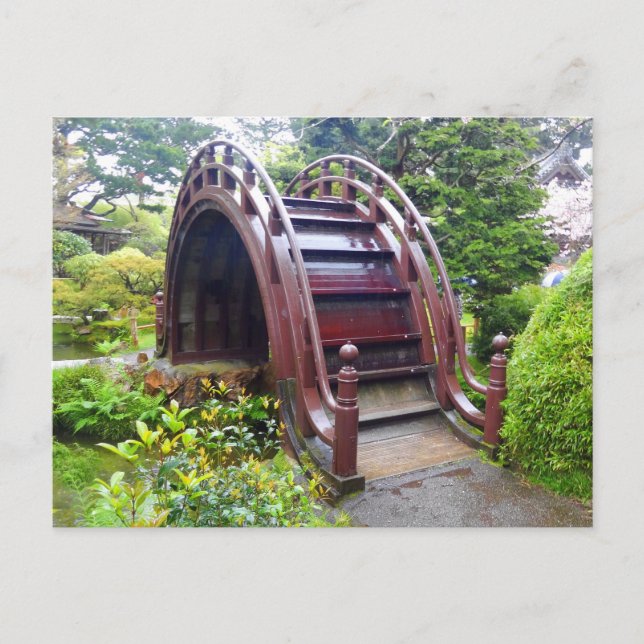 SF Japanese Tea Garden Drum Bridge #3 Carte postal (Devant)