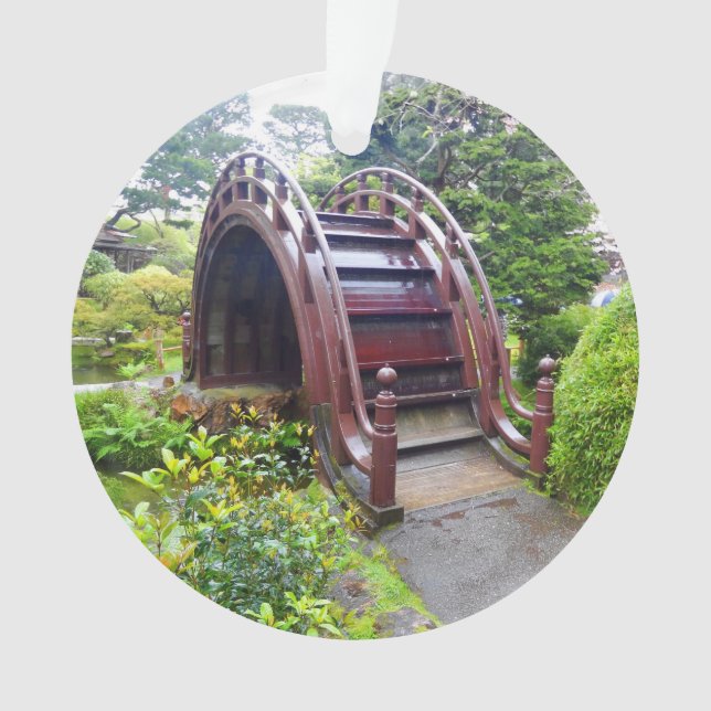 SF Japanese Tea Garden Drum Bridge #3 Ornament (Front)