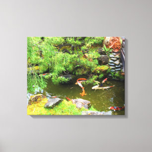 SF Japanese Tea Garden Koi Pond #1 Canvas