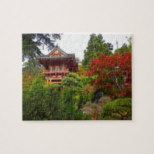 SF Japanese Tea Garden Temple Gate#3 Jigsaw Puzzle