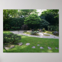 SF Jardin japonais de thé Jardin Zen #2 Poster